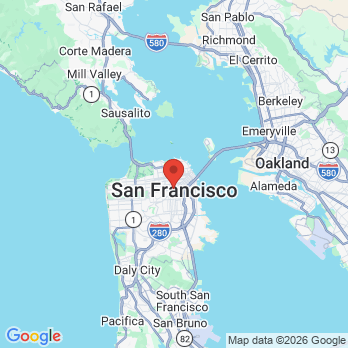 Map to Camilo Riano Orthodontics office in San Francisco, CA