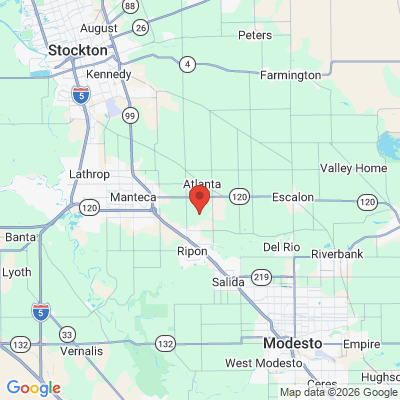Map to  office in Ripon, CA