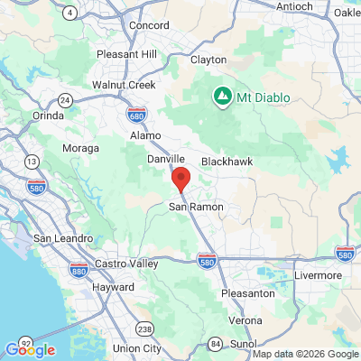 Map to  office in San Ramon, CA