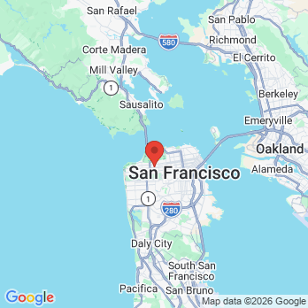 Map to Steven Woo DDS Inc. office in San Francisco, CA