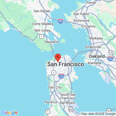 Map to Pastel Dental office in Sf, CA