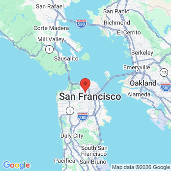 Map to Grace Dental Group office in San Francisco, CA