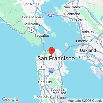 Map to Azure Dental office in San Francisco, CA