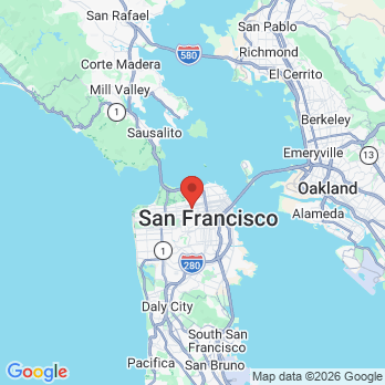 Map to Metro Dental Group office in San Francisco, CA