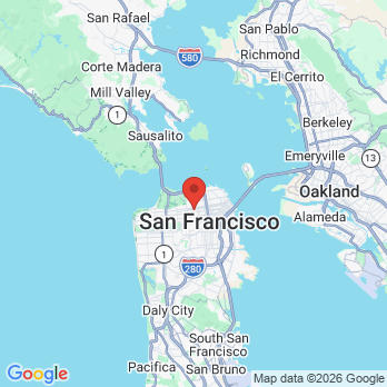 Map to Dr. Joel McFaul, DDS office in Sf, CA