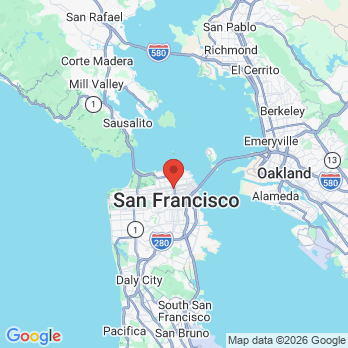 Map to SF Star Dental office in San Francisco, CA