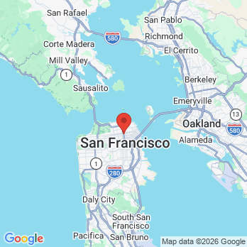 Map to Van Ness Family Dentistry  office in San Francisco, CA