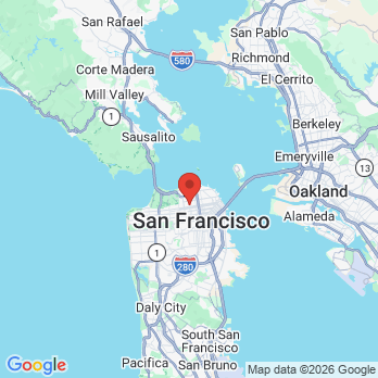 Map to Pacific Heights Dental StudioPrimary Office office in San Francisco, CA