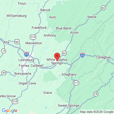 Map to  office in White Sulphur Springs, WV