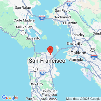 Map to Christhoper P. Rodriguez DDS office in San Francisco, CA