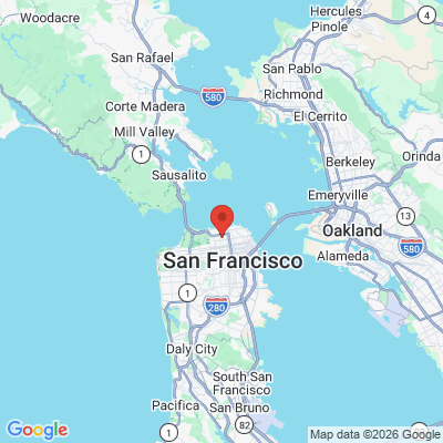 Map to Nazanin Barkhodari, DDS office in San Francisco, CA