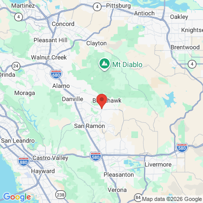 Map to  office in Danville, CA