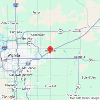 Map to  office in Andover, KS