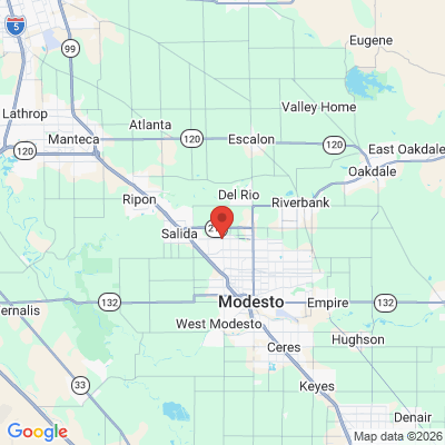 Map to  office in Modesto, CA