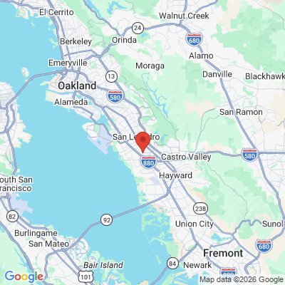 Map to  office in San Leandro, CA