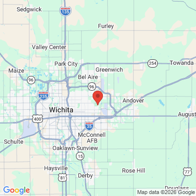 Map to  office in Wichita, KS