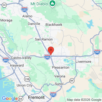 Map to Scott Ting DDS office in Dublin, CA