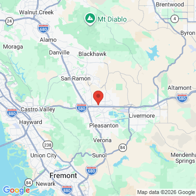 Map to Persimmon Dental Care office in Dublin, CA
