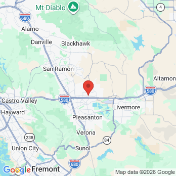 Map to Waterford Family Dental office in Dublin, CA
