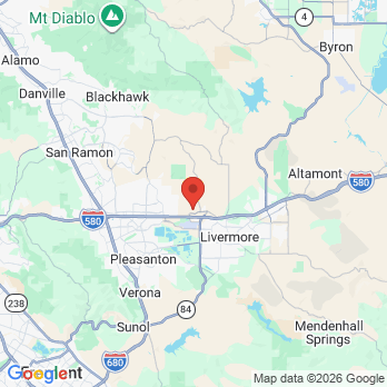 Map to Alta Vista Dental office in Livermore, CA