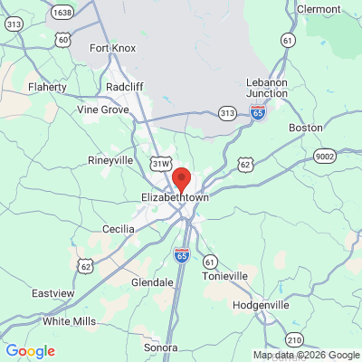 Map to  office in Elizabethtown, KY