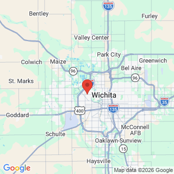 Map to Unruh Family Dentistry office in Wichita, KS