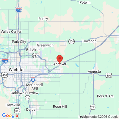 Map to  office in Andover, KS