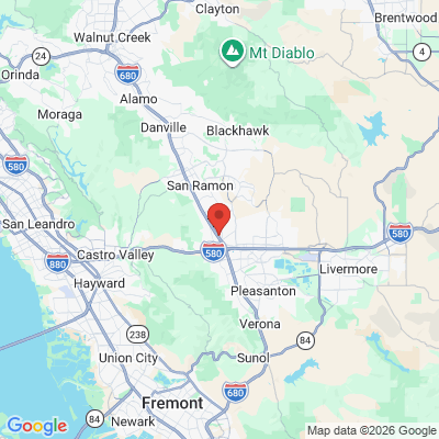 Map to  office in Dublin, CA