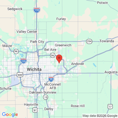 Map to  office in Wichita, KS