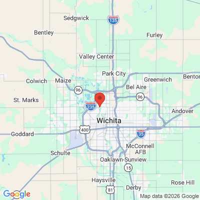 Map to  office in Wichita, KS