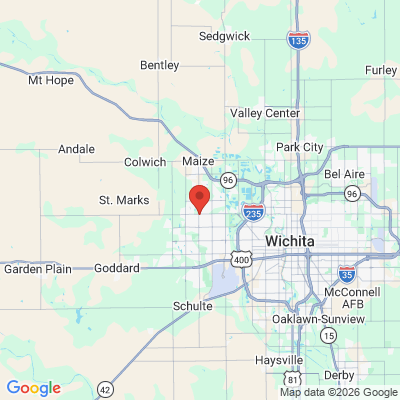 Map to  office in Wichita, KS