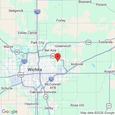 Map to  office in Wichita, KS