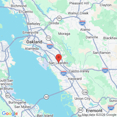 Map to  office in San Leandro, CA