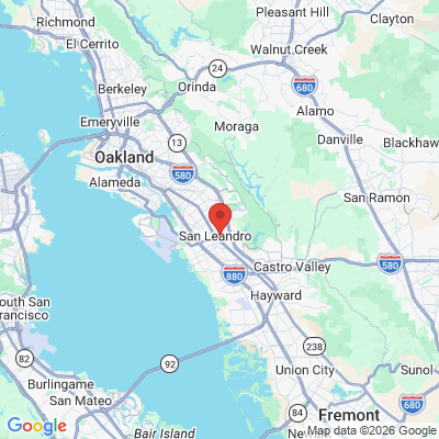 Map to  office in San Leandro, CA