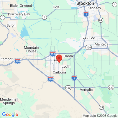 Map to  office in Tracy, CA