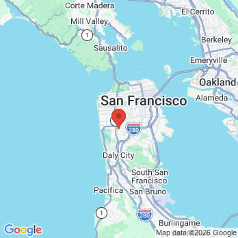 Map to Nancy H. Khalaf, D.D.S. office in San Francisco, CA