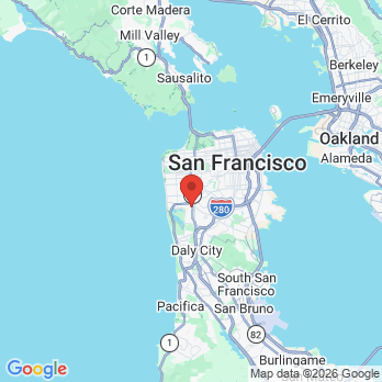 Map to Lynn Mojica DMD PC office in San Francisco, CA