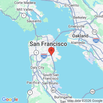 Map to Portola Smiles office in San Francisco, CA