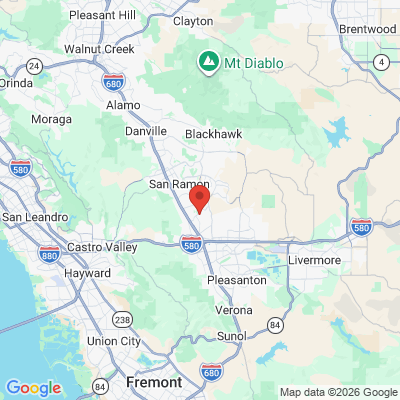 Map to Perfect Smiles Family Dentistry office in San Ramon, CA