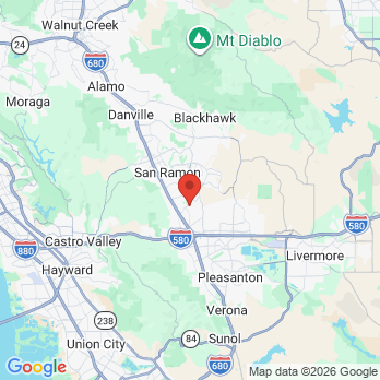 Map to San Ramon office in San Ramon, CA