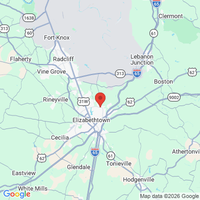 Map to  office in Elizabethtown, KY