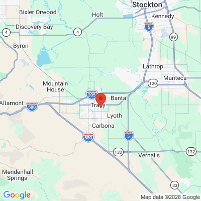 Map to  office in Tracy, CA