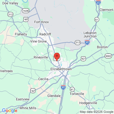 Map to  office in Elizabethtown, KY