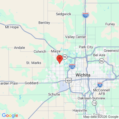 Map to  office in Wichita, KS