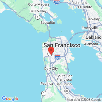Map to Anchor Dental - Dr. Esra S. Yener, DDS, PhD and Dr. Julia Hallisy, DDS office in Sf, CA