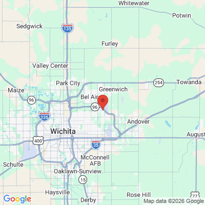 Map to  office in Wichita, KS