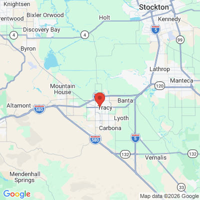 Map to  office in Tracy, CA