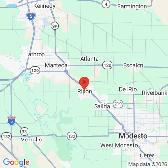 Map to Meng-Ju Du, DMD, Dental Corp office in Ripon, CA