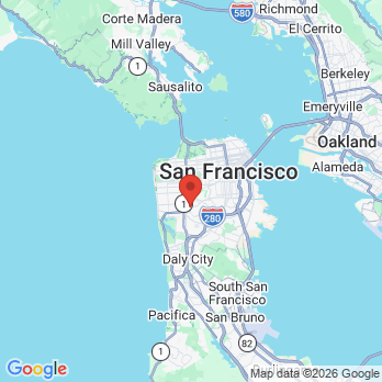 Map to West Portal Dental Care office in San Francisco, CA