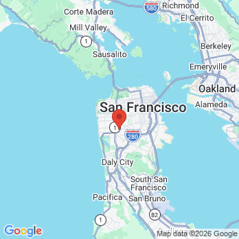Map to West Portal Dental Care office in San Francisco, CA